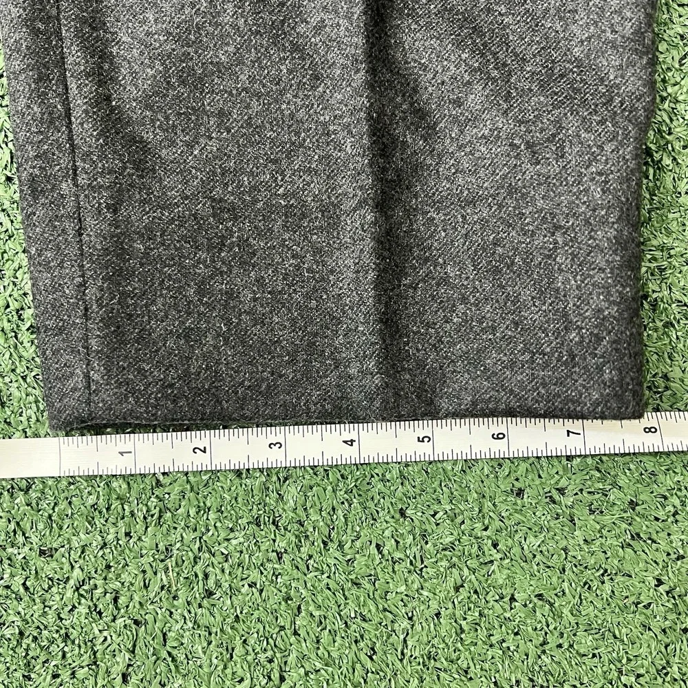 Banana Republic Elastic Waist Pants Mens 33 Charcoal Wool Alfa Fi Italy New